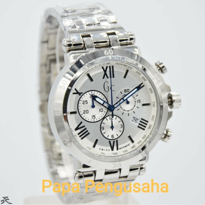 ✨Sale Jam Tangan Pria Original Gc Guess Collection Y4404G1 Swiss Movement Terbatas