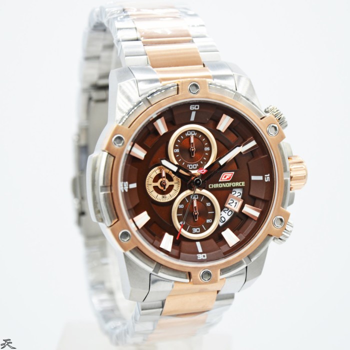 ✨Ready Jam Tangan Pria Original Chronoforce Cf5320M Diskon