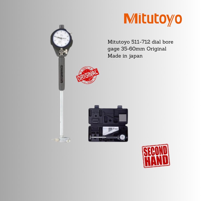 Mitutoyo 511-712 dial bore gage 35-60mm Original Made in japan seken