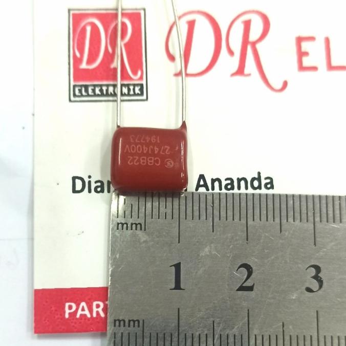 Baru Milar mylar Kapasitor Capasitor 274j 274 270nF 270 nF 400 volt 400v dre3 Juara