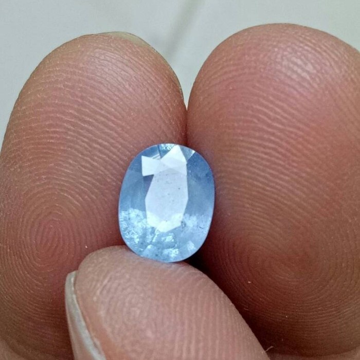 ✨Termurah Dgl Certified Cornflower Heated Only 1.76 Ct Blue Sapphire Madagaskar Terbatas