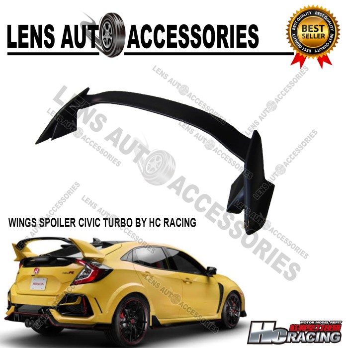 ✅Ready Spoiler Civic Hatchback Rs - Hc Racing Berkualitas