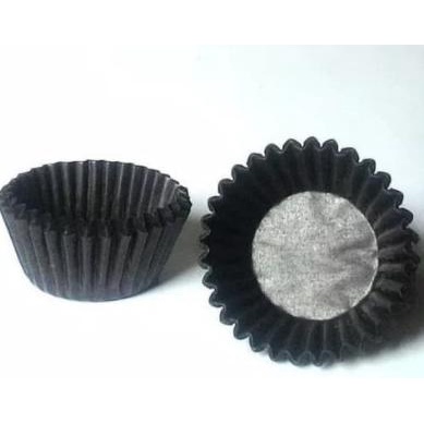 Ready...Ready...Ready...] CUP KUE KERTAS UKURAN 9.5 CM DIVA HITAM / CUP KUE KERTAS