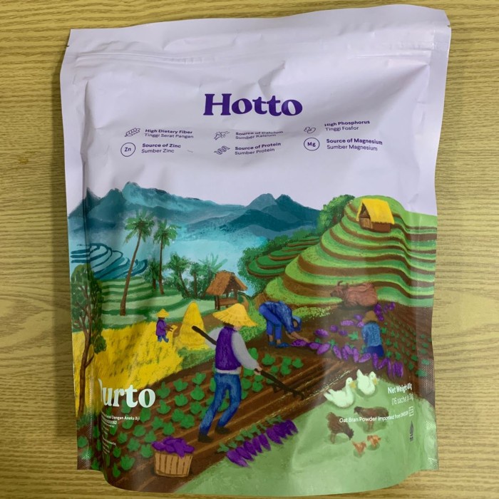 

Promo Promo!!Hotto Purto Multigrain With Purple Potato-1 Pouch Isi 16 Sachet