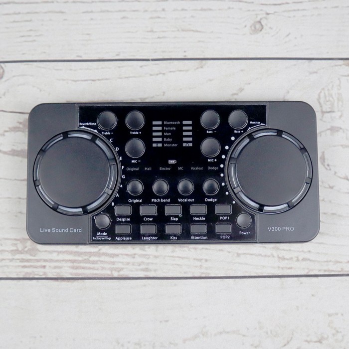 SUNSKI Audio Bluetooth USB External Soundcard Live Broadcast Phone