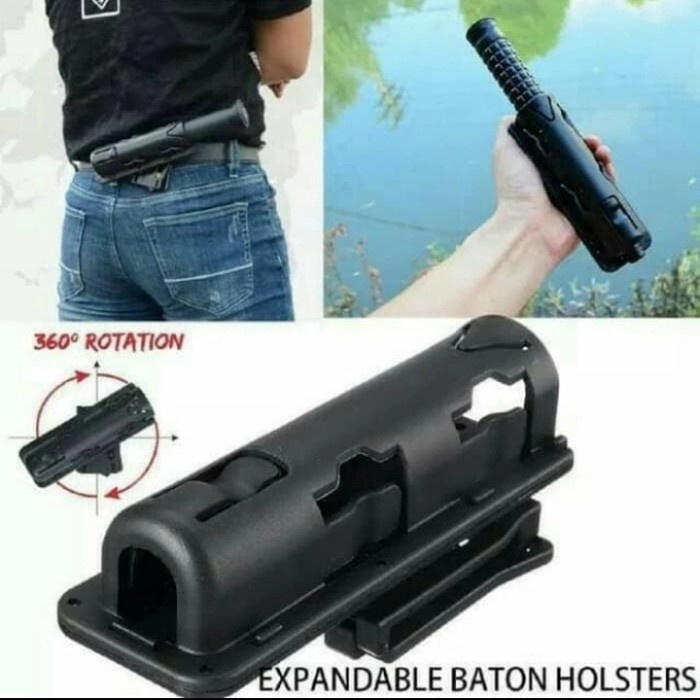 Stick Holder Holster case sarung baton stick tongkat polisi besi tactical panjang termurah terbaru o