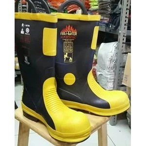 ✅Termurah Sepatu Damkar Harvik / Fireman Boots Pemadam Original Limited