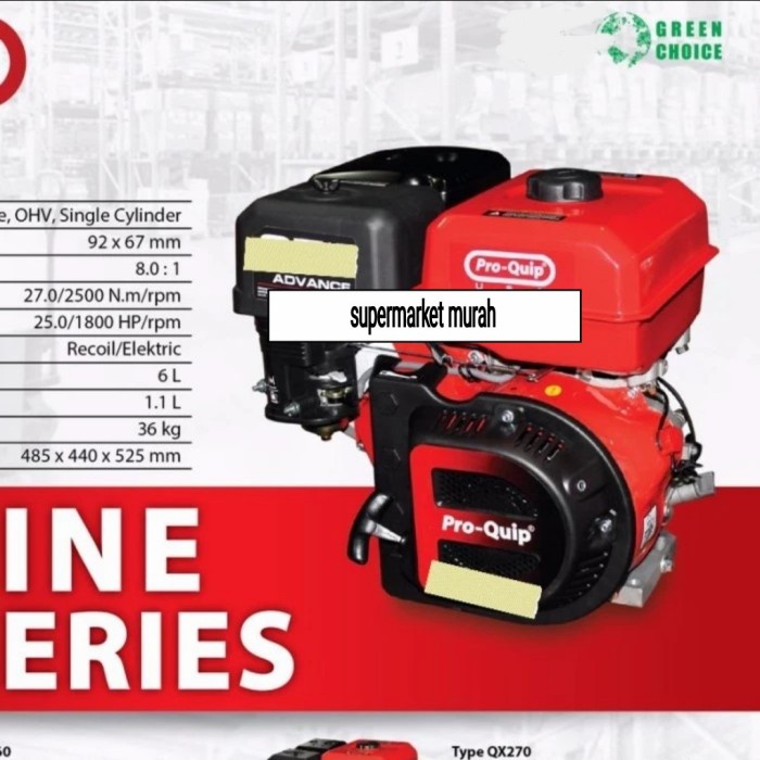 ✅Sale Mesin Engine Pro Quip Qx 200 Gasoline Engine Pro Quip Qx 200 Terbaru