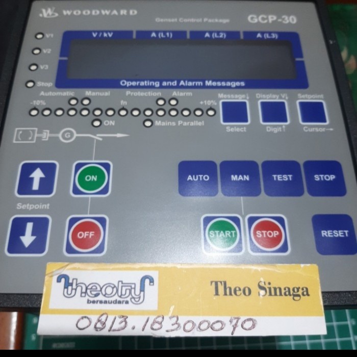 ✅Termurah Woodward Gcp-30 Serial Part Number 8440-1610 D Woodward Gcp30 Gcp-30 Terbaru