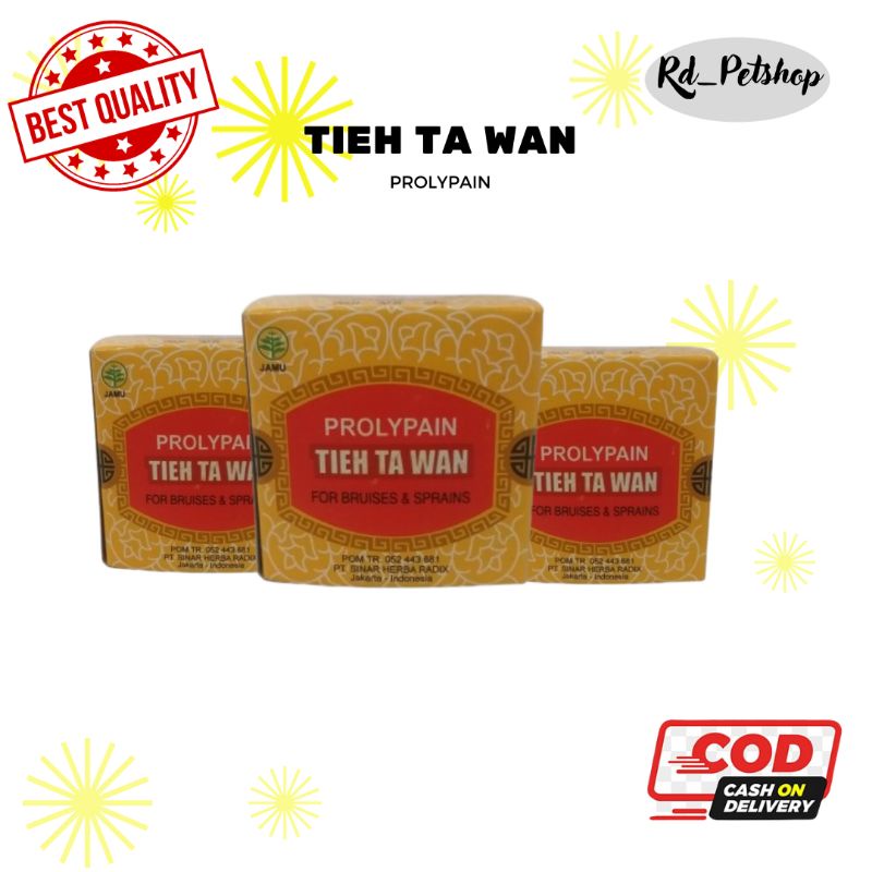 tieh ta wan / teh tawan / prolypain tie ta wan original