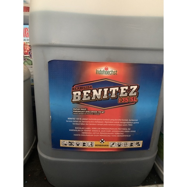 Herbisida Kontak 20 Liter BENITEZ 135 SL - Paraquat diklorida 135 g/l