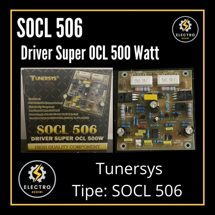 +++++] Tunersys Driver Super OCL 500 Watt SOCL 506 SOCL506 tunersys