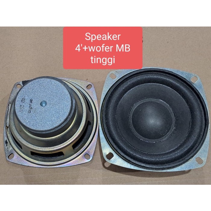%%%%] Speaker 4 inch + wofer harga 1 pcs speker 4' + woofer Magnet Besar