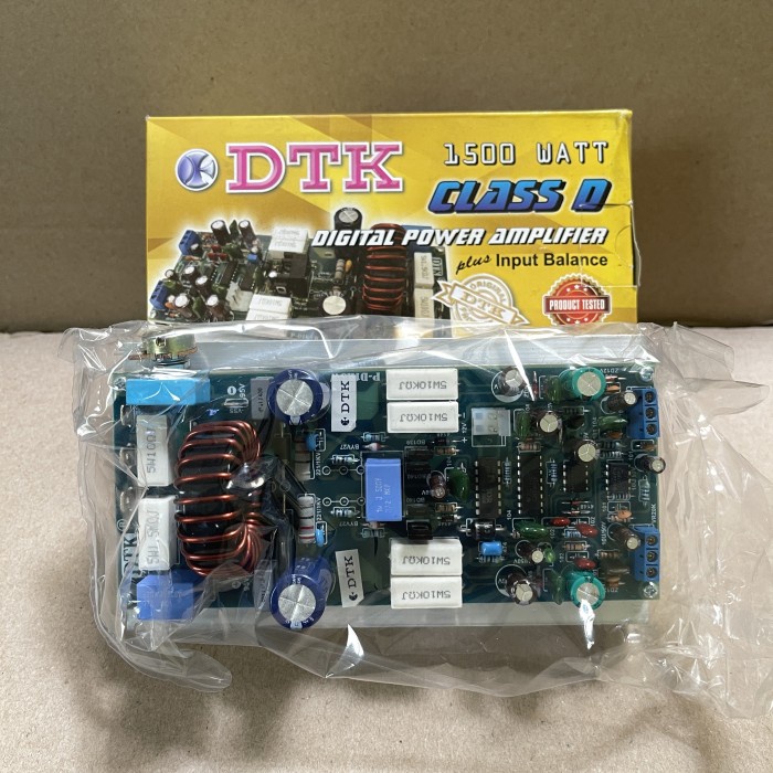 <<<<<] Kit DTK Class D 1500 watt Power amp + input balance 1500w P-D1K5W