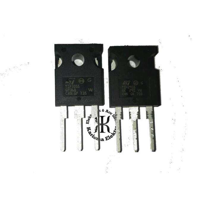 Transistor Mospec Tip 3055 Tip 2955 Perset Best