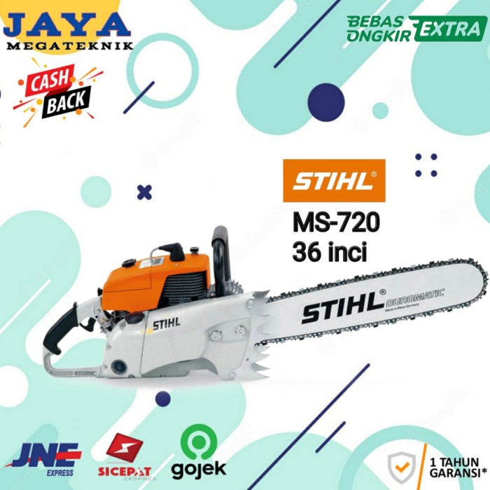 ✅Baru Mesin Gergaji Kayu Mesin Chainsaw Stihl Ms720 36 Ms 720 Mesin Potong Diskon