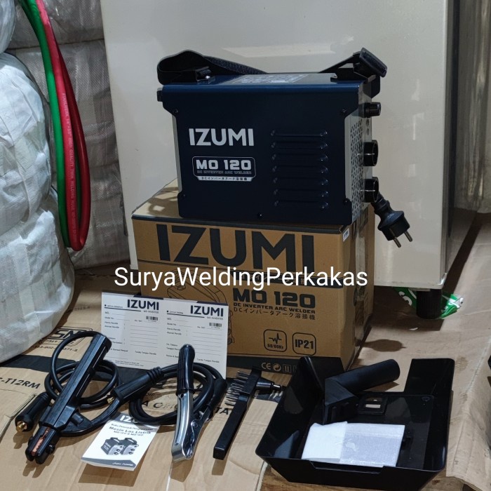 [Original] Mesin Las Mma 120A 450Watt Izumi Mo 120/Inverter Arc 120 Ampere Limited