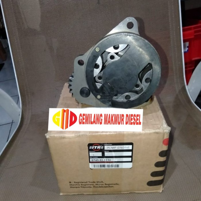 [Original] Oil Pump Pc300-8 / 6745-51-1110 / Itr Limited