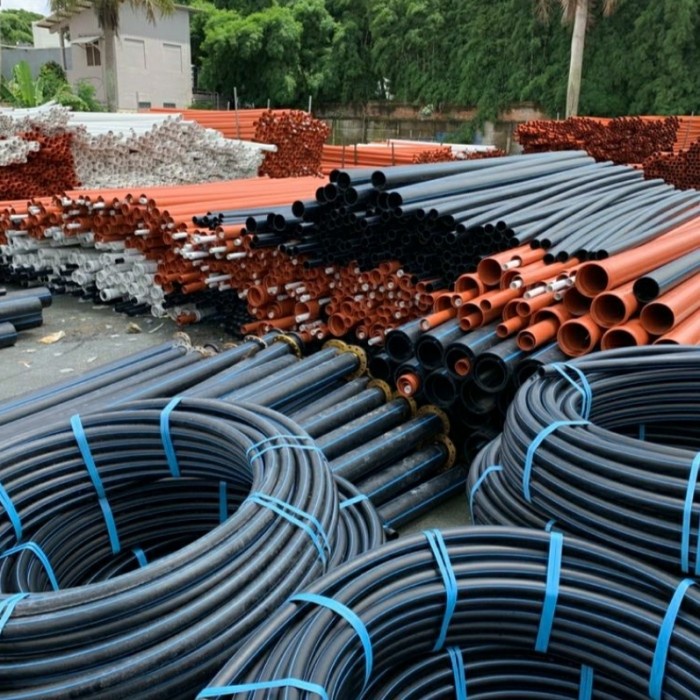 [Ori] Pipa Hdpe Pn 10 160Mm 10 Inch Merk Pralon 6M/Btg Berkualitas