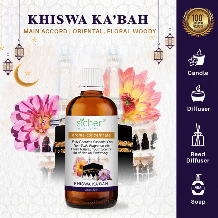 [New Ori] Sicher Fragrance Oil Kiswah Al-Ka'Bah - 100Ml Terbatas