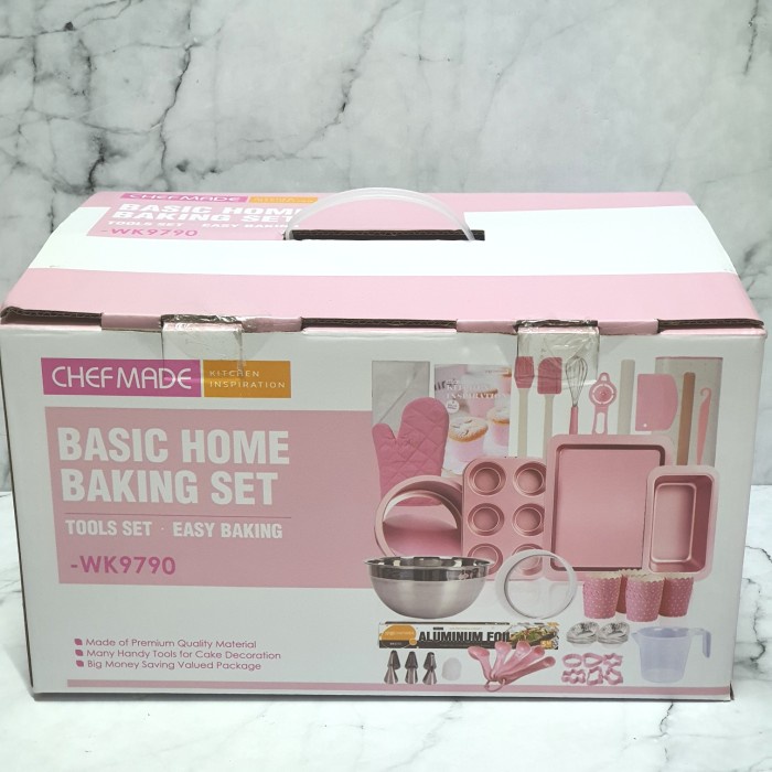 

[Baru] Chefmade Basic Home Baking Set / Set Loyang Pink Terbaru