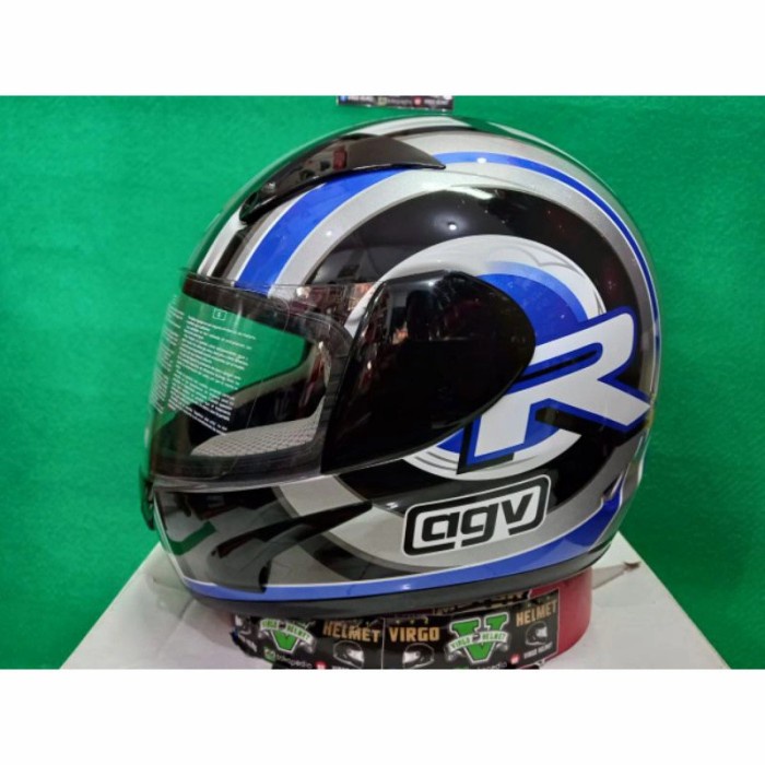✨Termurah Agv Helm Gp 1 R07 Black Blue Silver Termurah Dan Original Limited