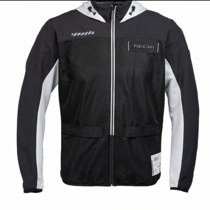 ✨Termurah Taichi Rsj 334 Black White  Jacket Riding Taichi  Original Taichi Limited