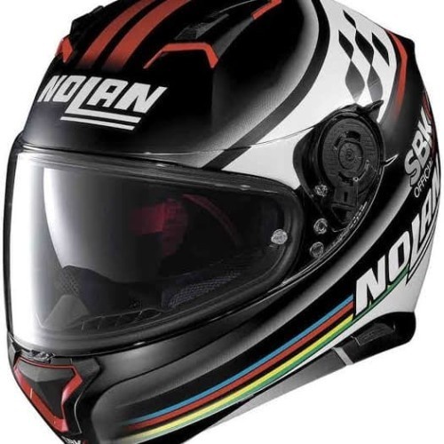 ✨Termurah Nolan N87 Sbk N-Com Flat Black White Red Diskon