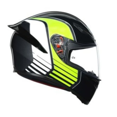 ✨Termurah Agv K1 Power Gunmetal White Green Berkualitas