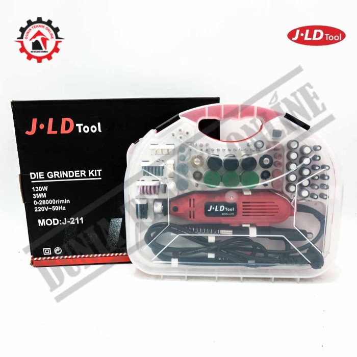 Mini Die Grinder JLD Profesional Mesin Gerinda Bor Tuner Set J.LD