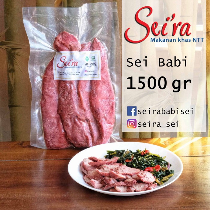 

Sei Babi Sei'ra - 3 x 1/2 KG (Babi Asap Khas NTT)
