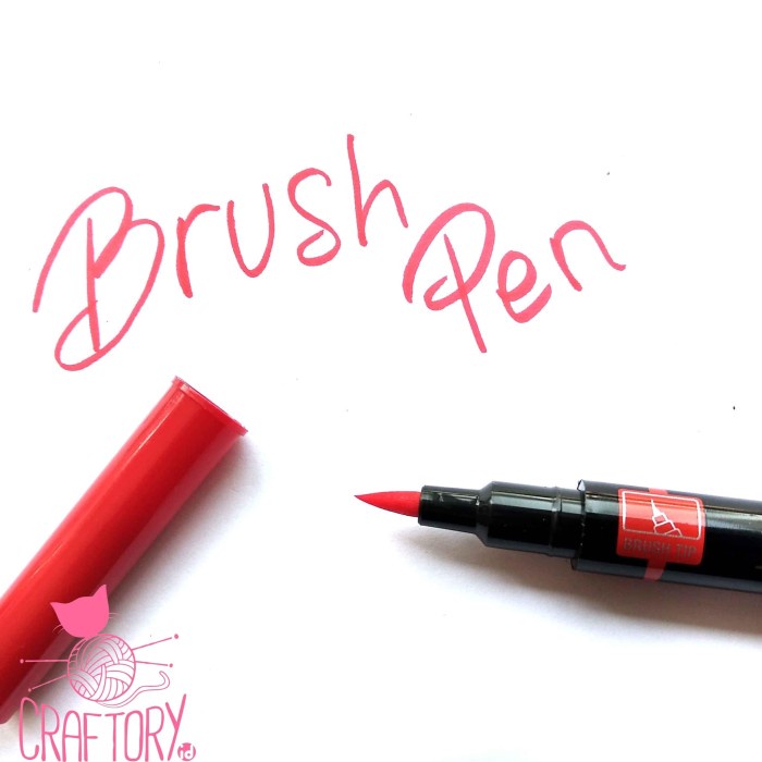 

Gaya Snowman Brushpen Brush Pen Kuas Set 24 Warna Bm-24 Lettering Doodle