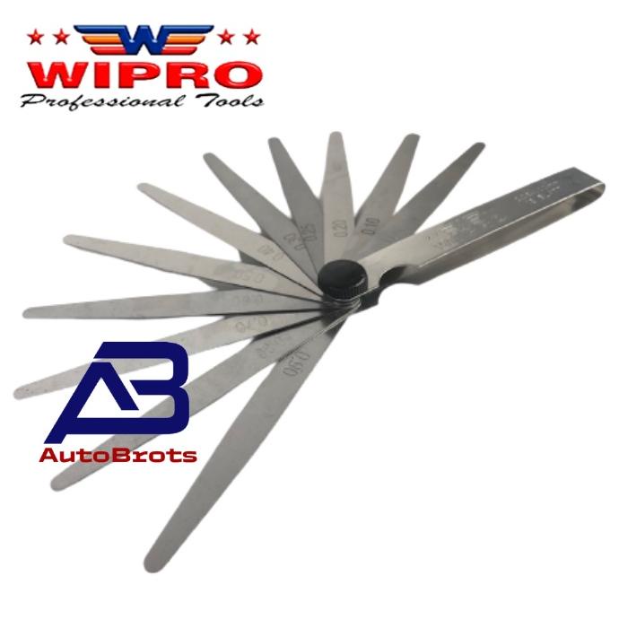 (Vqyx-889) Wipro Feeler Gauge 13 Blades / Puller / Fuller 13Pcs Grh