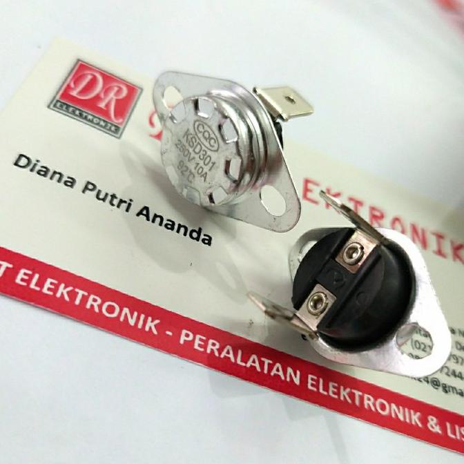 

Update KSD301 Thermostat dispenser fuse 92 derajat 10A 250v 92c jengkol dre3 Segera Beli