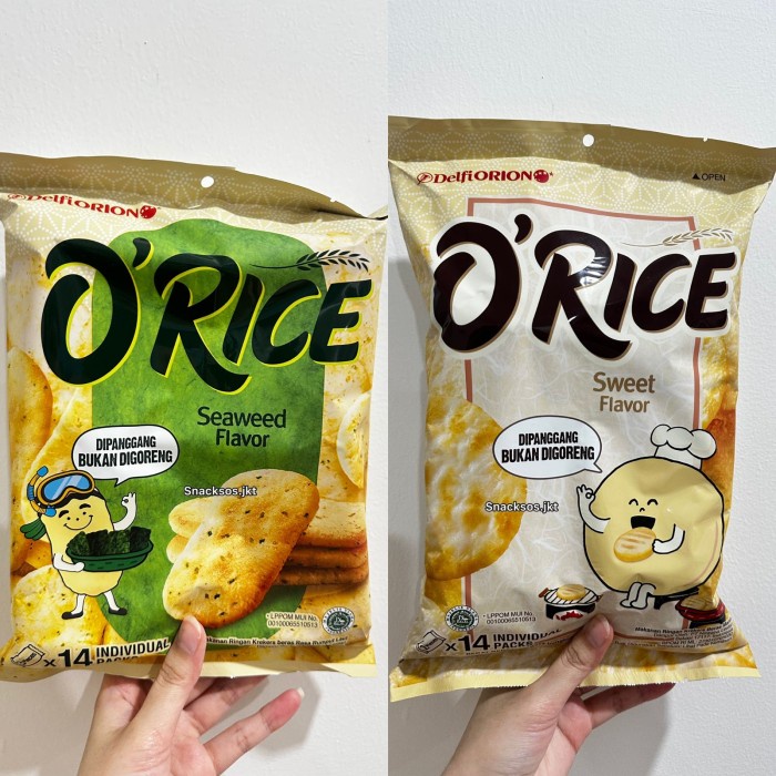 

Orion Crackers O'Rice Seaweed / Manis - Orice Krekers