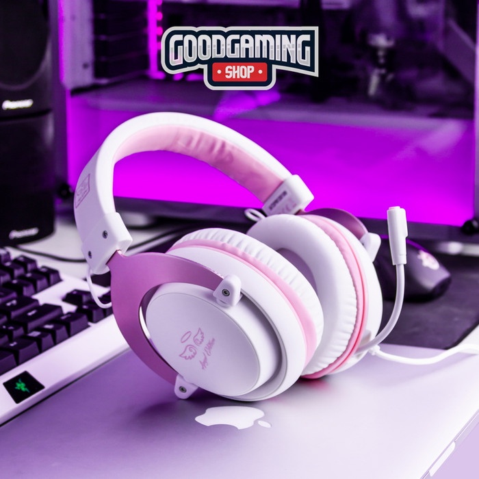 Sades Mpower Multiplatform Gaming Headset Pink Edition