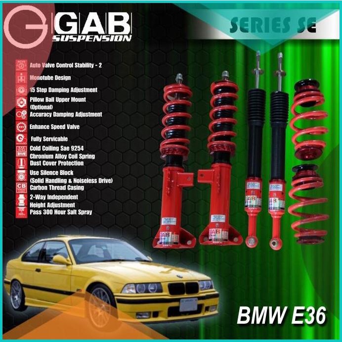 Aksesoris Suspensi Per Coilover GAB SE(street enhanced) Series BMW E36