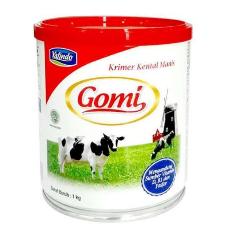 

Gomi susu kental manis kaleng besar 1kg