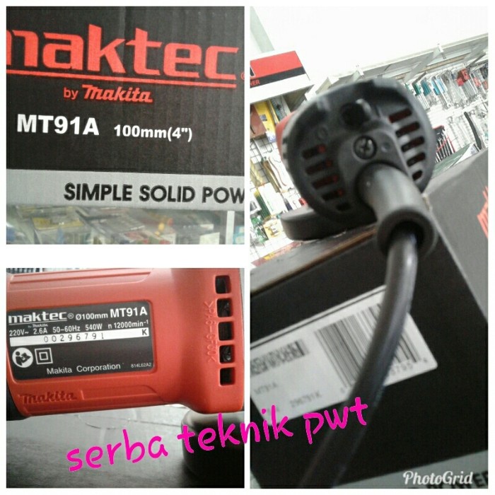 GERENDA GERINDA TANGAN MT 91A MAKTEC