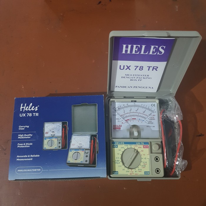 Multitester Heles Analog UX 78/Avometer Analog Heles UX 78