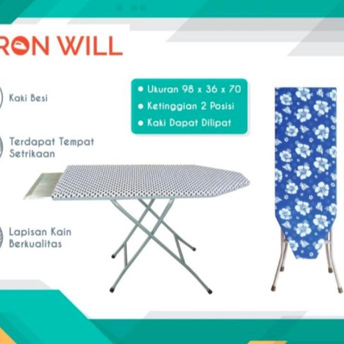 Meja Setrika Besi Lipat Merk Mamamia