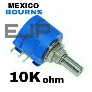 POTENSIO 10K OHM BOURNS MULTITURN 10PUTARAN ORIGINAL