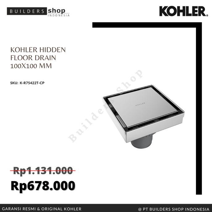 KOHLER - Hidden Floor Drain | K-R75422T-CP