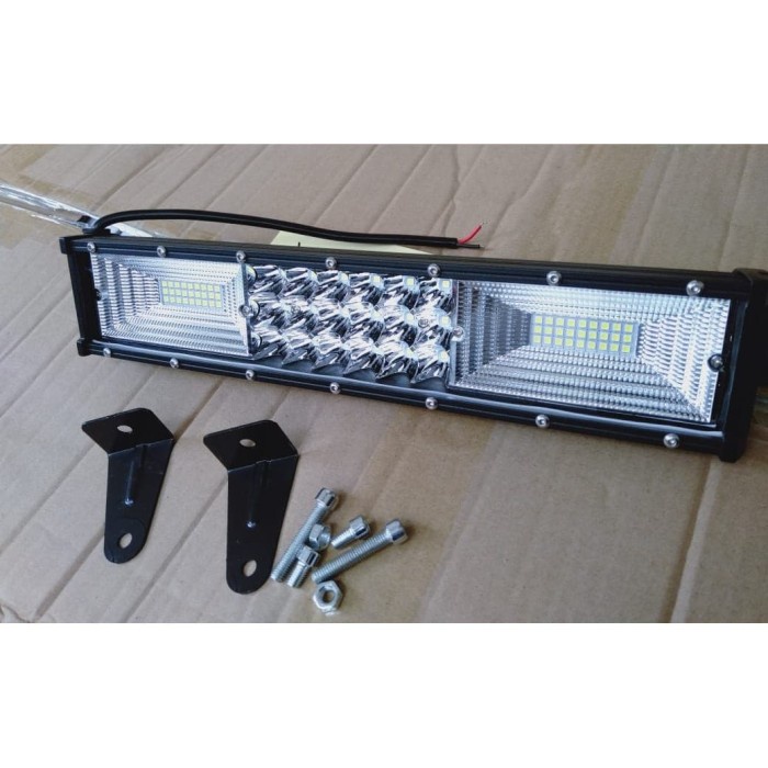 LED Sorot lampu tembak 24 titik mata Light Bar CREE 72W