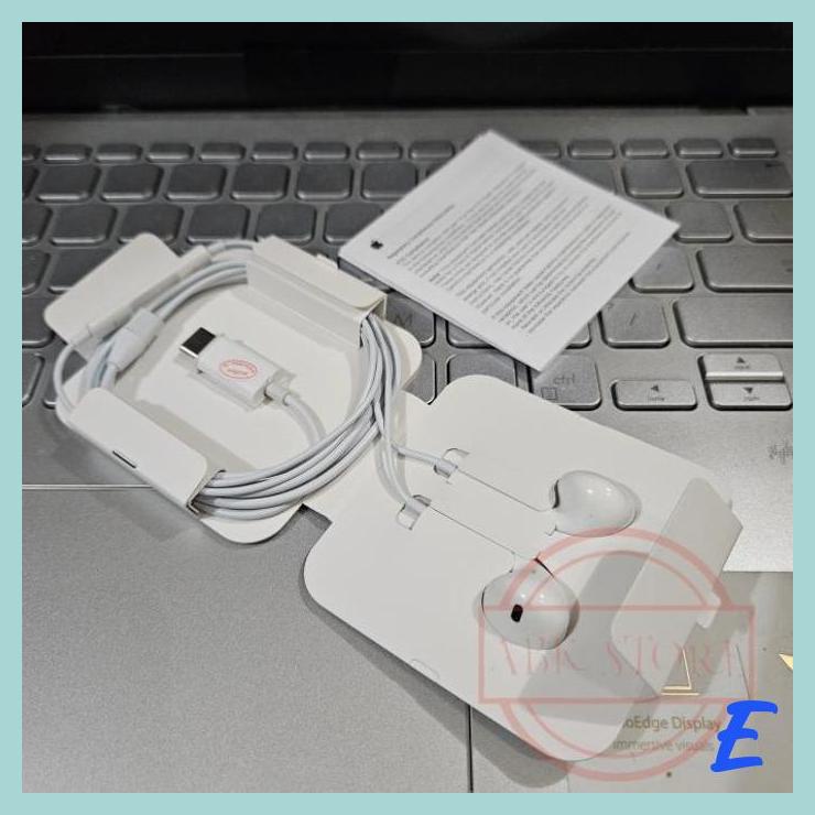 HANDSFREE EARPHONE EARPODS USB TYPE-C HEADSET IPHONE 15 PRO MAX - IPAD | AKS |