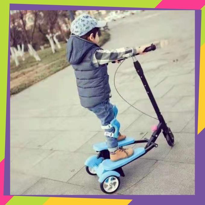 TERBARU Skuter Anak / Skuter Injak Dual Pedal Roda 3 / Scooter Pedal