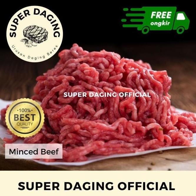 

Diskon Daging Giling Tanpa Lemak/Minced Beef (90-95 Cl)/Meat Cincang - Lulla.Olstore