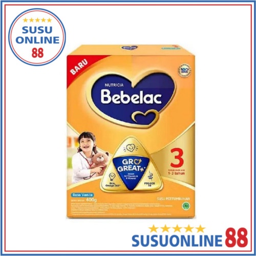 BEBELAC 3 VANILA 400 GRAM VANILLA SUSU NUTRICIA