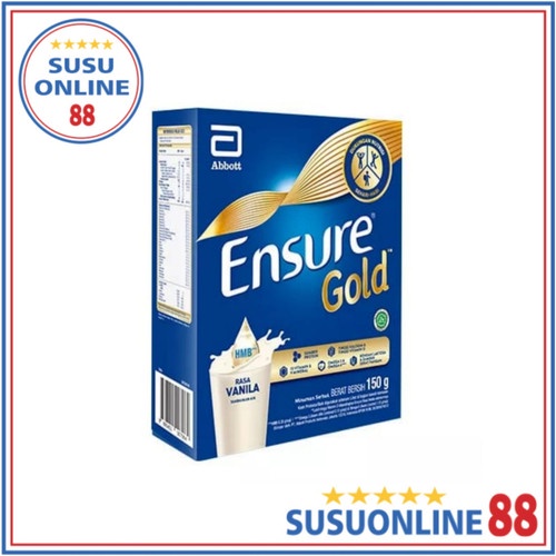 

ENSURE GOLD VANILA 150 GRAM VANILLA SUSU DARI ABBOTT