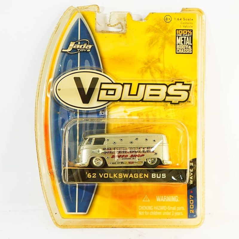 Jada 1/64 Diecast VDUBS 62 Volkswagen Bus